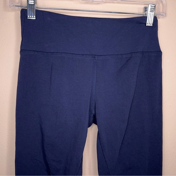 Medium C And C Blue Lighting Bolt Mesh Leggings Casual Stretch Ankle Cropped - Picture 7 of 12